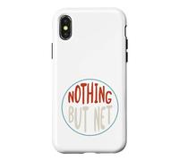 Funny Cornhole humor Nothing but net Case for iPhone X/XS