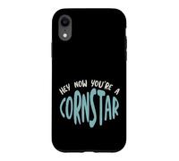 Funny Cornhole Pun Hey now you're a Cornstar Case for iPhone XR