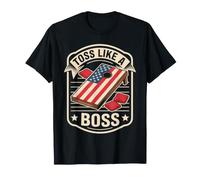 Funny Cornhole Toss Like A Boss T-Shirt