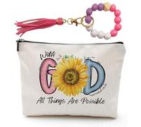 Funny Cosmetic Bag, Makeup Zipper Pouch Bag, Lover Toiletry Pouch, Cosmetic Travel Pouch,Funny Birthday Christmas Gift For Women Girl, as the pictures shown, God