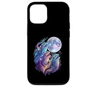 Funny Cosmic Frogs Howling at the Moon Fantasy Art Case for iPhone 12/12 Pro
