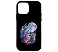 Funny Cosmic Frogs Howling at the Moon Fantasy Art Case for iPhone 12 mini