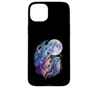 Funny Cosmic Frogs Howling at the Moon Fantasy Art Case for iPhone 15 Plus