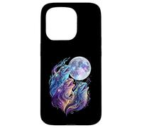 Funny Cosmic Frogs Howling at the Moon Fantasy Art Case for iPhone 15 Pro