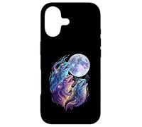 Funny Cosmic Frogs Howling at the Moon Fantasy Art Case for iPhone 17