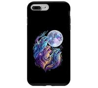 Funny Cosmic Frogs Howling at the Moon Fantasy Art Case for iPhone 7 Plus/8 Plus