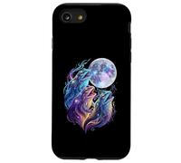Funny Cosmic Frogs Howling at the Moon Fantasy Art Case for iPhone SE (2020) / 7/8