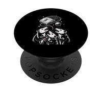 Funny Cosmic Opossum Worship Retro Computer Mouse PopSockets Adhesive PopGrip