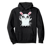 Funny Costume Cute Bunny Ghost Halloween Pullover Hoodie