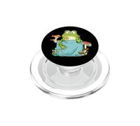 Funny Cottagecore Pocket Frog Toad Mushroom Gift Men Women PopSockets PopGrip for MagSafe