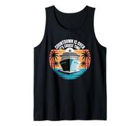 Funny Countdown Is Over It's Cruise Time Cruise Ship Tank Top