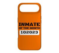 Funny County Jail Inmate Of The Month Lazy Halloween Costume Case for iPhone Air