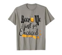 Funny Couple Beer Me I Just Got Engaged T-Shirt