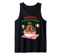 Funny Couple Mommy's Little Meatball Italian Women Tank Top