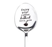 Funny Couples Gifts for Girlfriend Boyfriend Birthday Christmas Gifts for Fiance Fiancee Anniversary Presents for Husband Wife Coffee Lover Gifts for Couples I Love You Gift for Bf Gf Spoons
