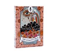 Funny Courage Tarot Deck - Beginner Fortune Cards, Positive Spirit Reading, 37-Card Colorful Deck, Tarot Card Set with Illustrated Meanings, Daily Astrology Adventure Game, Spiritual Insight Tool