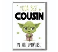 Funny Cousin Birthday Card Cute Alien Pun Best In The Universe Humour C823