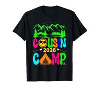 Funny Cousin Camp 2026 Crew Summer Vacation Family Reunion T-Shirt