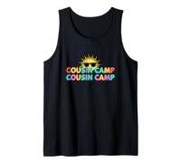 Funny Cousin Camp Saying with Sunglasses Sun Tank Top
