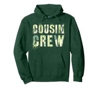 Funny COUSIN CREW Summer Boot Camp Family Vacation Trip Camo Pullover Hoodie