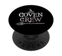 Funny COVEN CREW 1692 Faboolous Witch Crafty Warlock Village PopSockets Adhesive PopGrip