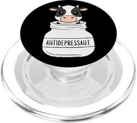 Funny Cow Cute Anti Depressant Zoo Boys Girls Kids PopSockets PopGrip for MagSafe