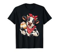 Funny Cow Eating a Cream Puff Wisconsin Fair Food Graphic Value Graphic T-Shirt