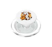 Funny Cow Eats Pizza Graphic Boys Girls Cow Lovers PopSockets PopGrip for MagSafe
