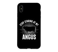 Funny Cow Farmer Rasing Cattle Dairy Farming Angus Cows Case for iPhone XS Max