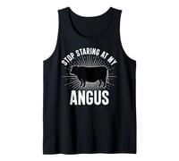 Funny Cow Farmer Rasing Cattle Dairy Farming Angus Cows Tank Top