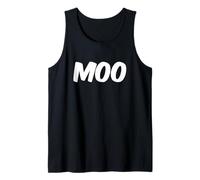 Funny Cow Moo Farm Animal Expression Men Women Tank Top
