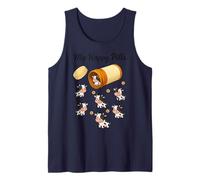 Funny Cow My Happy Pills Animal Lover Boys Girls Kids Tank Top
