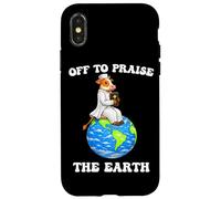 Funny Cow Off To Praise The Earth Earth Day Case for iPhone X/XS