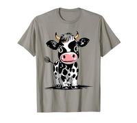 Funny Cow Outfit Cute Calf Design Farmer and Animal Lovers T-Shirt