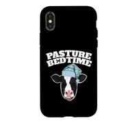 Funny Cow Pajama Pun Pasture Bedtime Case for iPhone X/XS