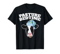 Funny Cow Pajama Pun Pasture Bedtime Value Graphic T-Shirt