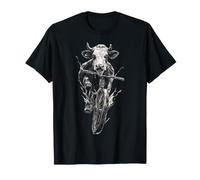 Funny Cow Riding a Bicycle T-Shirt