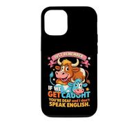 Funny Cow Secret Remember If We Get Caught Humor Case for iPhone 12/12 Pro