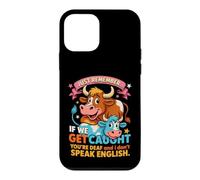 Funny Cow Secret Remember If We Get Caught Humor Case for iPhone 12 mini