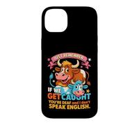 Funny Cow Secret Remember If We Get Caught Humor Case for iPhone 14 Plus