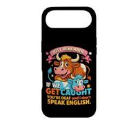 Funny Cow Secret Remember If We Get Caught Humor Case for iPhone Air