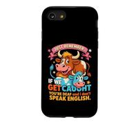 Funny Cow Secret Remember If We Get Caught Humor Case for iPhone SE (2020) / 7/8