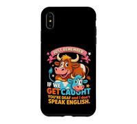 Funny Cow Secret Remember If We Get Caught Humor Case for iPhone XS Max