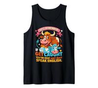 Funny Cow Secret Remember If We Get Caught Humor Tank Top