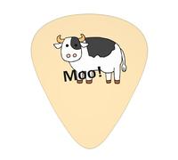 Funny Cow Soundtrack Guitar Picks Bass Guitarist Plectrums Paddles for Playing Guitar 12 PCS