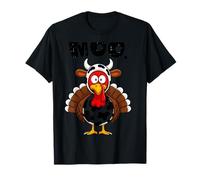 Funny Cow Thanksgiving Turkey Tshirt T-Shirt