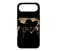 Funny Cowboy Black Cat Smoking Cigarette Black Cat Meme Case for iPhone Air