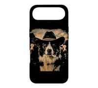 Funny Cowboy Border Collie Smoking Cigarette Dog Lover Meme Case for iPhone Air