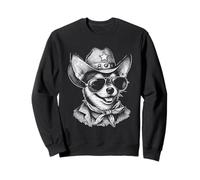 Funny Cowboy Chihuahua Sheriff Dog Western Rodeo Desert Sweatshirt