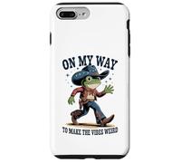 Funny Cowboy Frog On My Way To Make The Vibes Weird Case for iPhone 7 Plus/8 Plus